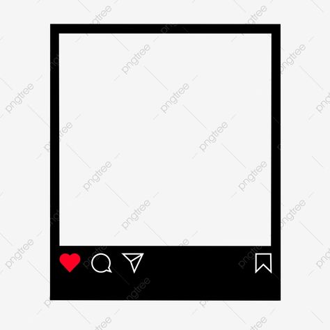 Photo Frame Png Aesthetic, Instax Frame Template, Palorid Photo Frame, Fream Poto Png, Instagram Post Frame, Photo Editing Png, Instagram Border, Photo Frame Png, Marco Polaroid