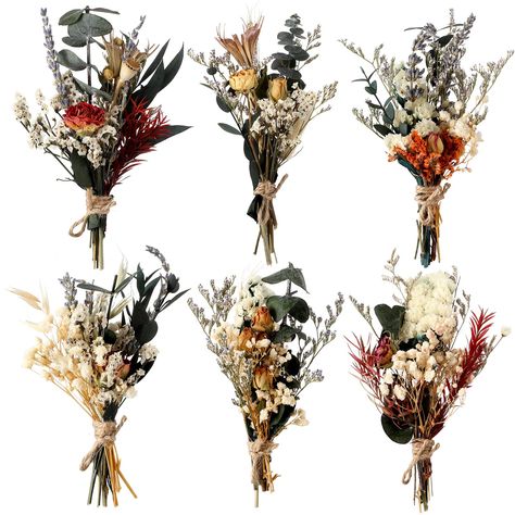 Wedding Dried Flowers, Dried Flower Bouquet Wedding, Plant Centerpieces, Dried Flower Bouquets, Dried Flowers Wedding, Wedding Photo Props, Bridesmaid Gift Boxes, Wedding Boho, Flower Girl Gifts