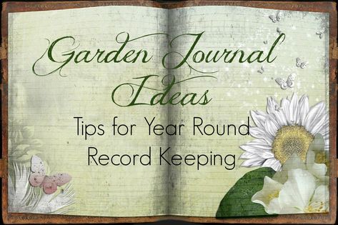 Garden journals are a great way to keep track of your gardening experiences. Check out these garden journal ideas and tips for year round record keeping. Garden Journal Ideas, Gardening Journal Printables, Garden Journal Template, Garden Journals, Garden Journaling, Garden Junk Journal, Junk Journal Ideas, Ideas Journal, Garden Diary