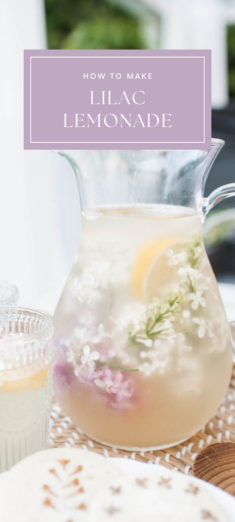 Lilac Lemonade, Lemonade Concentrate Recipe, Soul People, Nest Ideas, Drink Recipes Nonalcoholic, Refreshing Drinks Recipes, Lemonade Recipe, Fancy Drinks, Lemonade Recipes