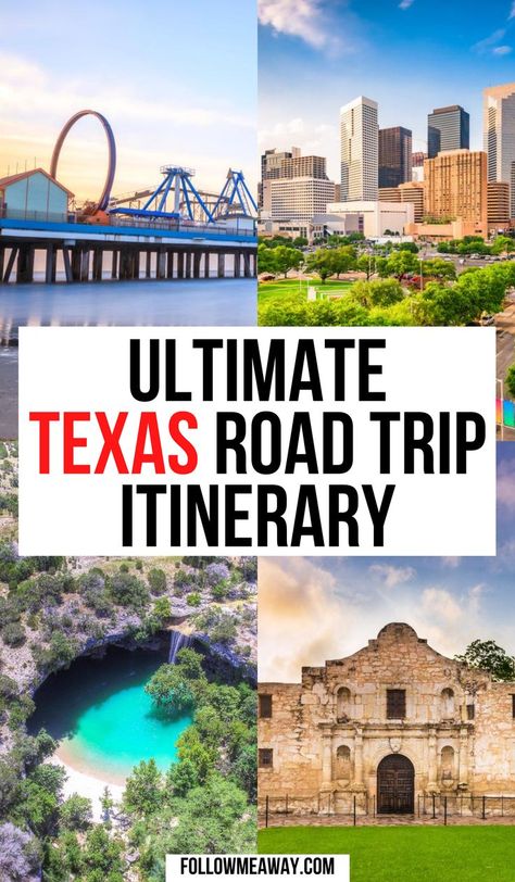 Click here to find the perfect Texas road trip full of fun activities and beautiful locations great for the whole family! Travel To Texas, Texas Trips Bucket Lists, Texas Road Trips Weekend Getaways, East Texas Road Trip, Texas Roadtrip Ideas, Texas Road Trip Ideas Family Travel, Texas Bucket List Places To Visit, Texas Vacation Ideas, Texas Road Trip Ideas