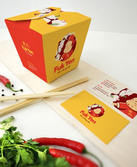 Chee Cheong Fun, Cheong Fun, Lunchbox Design, Fun Branding, Brand Guidelines Design, Food Box Packaging, Chinese Noodles, Attract Customers, Magazine Layout Design