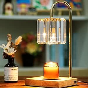 Yuichoy Candle Warmer Lamp with Timer, Dimmable Electric Candle Warmer, Glass Candle Melter Lamp for Jar Candle Candle Heater, Candle Melter, Electric Wax Warmer, Candle Lamps, Candle Warmer Lamp, Electric Candle, Elegant Candles, Electric Candles, Modern Candles