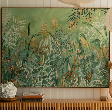 Large Canvas Painting Ideas, Teal Artwork, Wall Art Diy Paint, Large Canvas Painting, Big Wall Art, Texture Painting On Canvas, Fauvism, Botanical Painting, Nature Art Painting