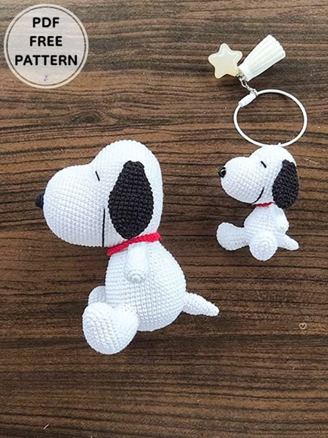 Crochet Snoopy Dog Amigurumi Free Pattern - 500+ PDF Passo a Passo Amigurumi Receitas Free Pdf Amigurumi Pattern, Snoopy Dog, Crochet Dog Patterns, Crochet Keychain Pattern, Pola Amigurumi, Crochet Animals Free Patterns, Crochet Amigurumi Free Patterns, Crochet Amigurumi Free, Haken Baby