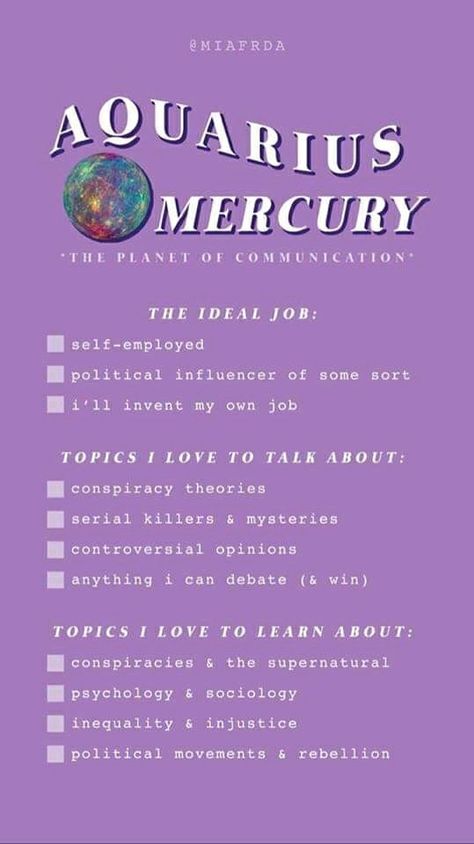 Aquarius Mercury, Neptune Aesthetic, Aquarius Moon Sign, House Astrology, Mercury In Aquarius, Numerology Horoscope, Aquarius Astrology, Capricorn Astrology, Birth Charts