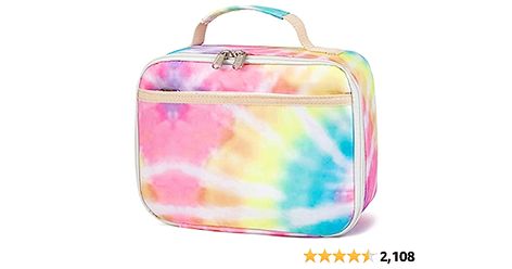 Amazon.com: Kids Lunch Box Boys Girls Insulated Lunch Cooler Bag Reusable Lunch Tote Kit for School Travel (094 Tie Dye) : Home & Kitchen Kit For School, Birthday Things, Cooler Tote Bag, Reusable Lunch Bags, Insulated Lunch Tote, Kids School Backpack, Lunch Tote Bag, Best Lunch Bags, Lunch Cooler