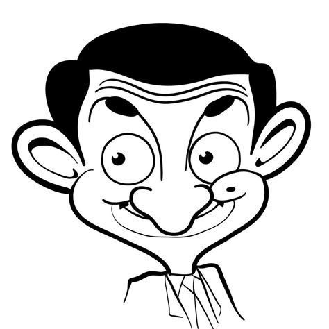 Follow the simple 17 steps to learn how to draw cartoon Mr Bean from Mr Bean Cartoon World animated series. Mr Bean Drawing, Bean Drawing, Bean Cartoon, Mr Bean Cartoon, Mr Bean Funny, Old Cartoon Characters, Iconic Cartoon, Interesting Drawings, Caricature Sketch