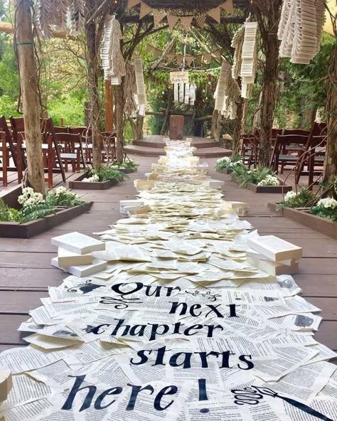 Forest Wedding Venue, Book Themed Wedding, Harry Potter Wedding, Lake Arrowhead, Fantasy Wedding, Future Wedding Plans, Cute Wedding Ideas, Wedding Aisle, Forest Wedding