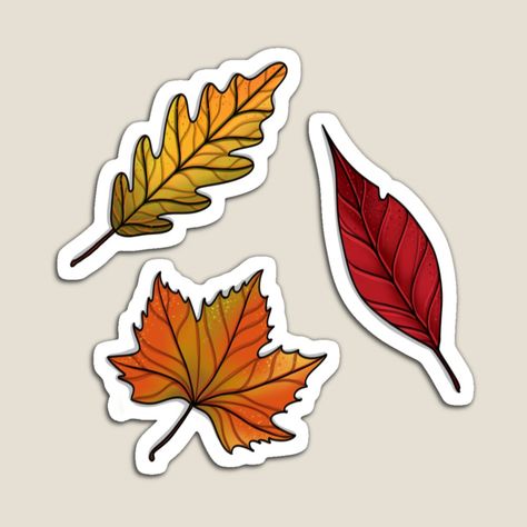 Autumn Stickers Printable, Fall Leaves Tattoo, Leaves Stickers, Diy Phone Case Design, Homemade Stickers, Leaf Clipart, Pop Stickers, Fall Scrapbook, Autumn Stickers