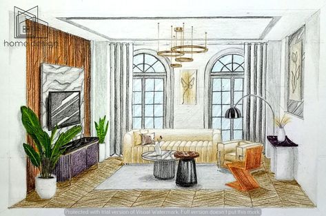 Drawing Room Concept IdeasHouse Interior Living Room designsHome Decorating Ideas Drawing Room Concept, Room Perspective Drawing, Croquis Architecture, Interior Architecture Sketch, Room Concept, House Interior Living Room, Interior Design Student, Drawing Interior, Interior Design Renderings