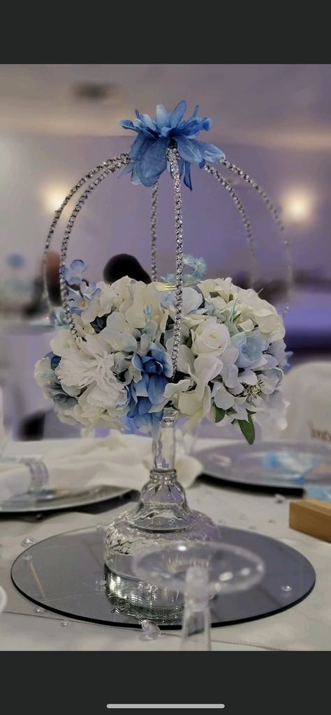 Table Centerpiece For Quinceanera, 15 Quinceanera Centerpieces, Bahama Blue Quinceanera Decorations, Cinderella Quinceanera Centerpieces Ideas, Sweet 16 Blue Centerpieces, Quinceñera Centerpiece Ideas Blue, Centerpieces For Quinceanera Blue, Light Blue Sweet 16 Centerpieces, Center Prices For Quince