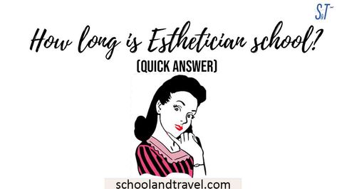 Are you a skincare specialist who wants to dive more into the business of the beauty of the human skin? Then you are in the right place. Esthetician school is a school that educates its students on the proper handling of the skin. They teach basic skin analysis, facials, pore cleansing, etc. The Esthetician school can … How long is Esthetician school? (Quick answer) Read More » The post How long is Esthetician school? (Quick answer) appeared first on School & Travel. Teaching Esthetics, Graduate Esthetician School, Esthetician Dos And Donts, Esthetician State Board Tips, Esthetician Definition Sign, Esthetician License, Skincare Specialist, Becoming An Esthetician, Skin Analysis