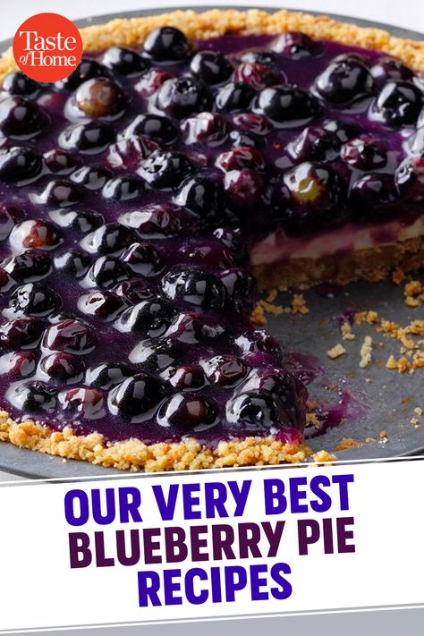 Cold Blueberry Pie, Fresh Blueberry Pie Filling, Blueberry Pies Recipes, Best Pies Recipes, Fresh Blueberry Pie Recipes, Blueberry Cream Pie Recipe, Huckleberry Pie Recipe, Best Blueberry Recipes, Blueberry Pie Filling Recipes Easy