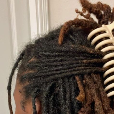 Short Locs Claw Clip Style, Hair Inspired, Dye Ideas, Clip Hairstyles, Dread Hairstyles, Locs Hairstyles, Claw Clips, Hair Claws & Clips, Hair Care Tips