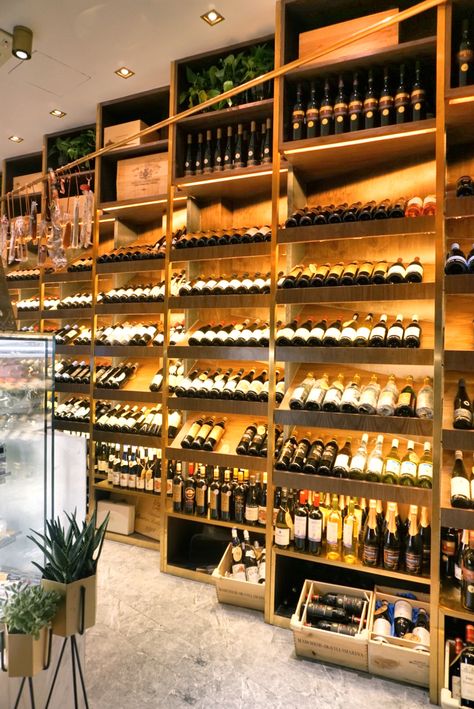 Commercial Wine Display, Wine Boutique Shops Retail Design, Wine Boutique Design, Wine Retail Store Design, Wine Store Design Shop Interiors, Liquor Shop Design, Wine Shop Design, Wine Shop Interior Design, Wine Boutique Shops