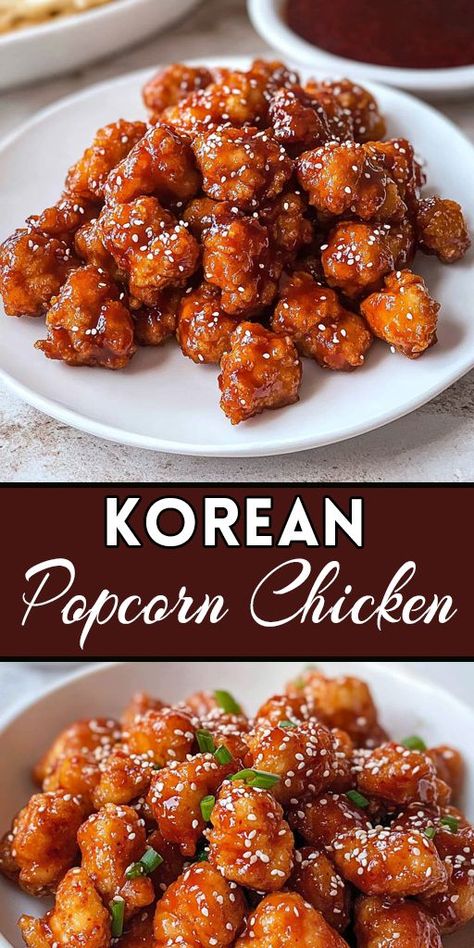 Craving a crispy and flavorful snack? This Korean Popcorn Chicken is your perfect solution for an easy, mouth-watering appetizer that will impress your friends and family!🍗 ✨ Get Started! Click through our recipe for all the details and tips to make the best Korean Popcorn Chicken you’ve ever tasted! 👉 Try it out and don’t forget to save this pin for later! Share your creations with us! #KoreanPopcornChicken #SnackIdeas #KoreanCuisine #EasyRecipes #CrispyChicken #FoodieFavorites #TastyBites Popcorn Chicken Dinner Ideas, Korean Popcorn Chicken, Korean Popcorn Chicken Recipe, Chicken Recipes Crispy, Korean Chicken Recipes, Chicken Breast Dinner Ideas, Chicken Breast Dinner, Popcorn Chicken Recipe, Sweet Popcorn