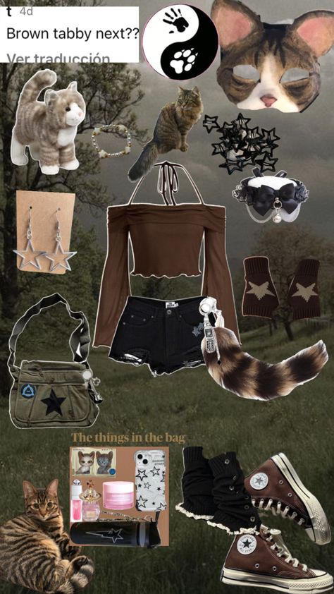 Srry I forgot put the text of therian outfits ver: 🥲 #tabbycat#therian#outfit#fyp#pinterest#idea Therian Outfits, Dino Mask Paint Ideas, Goblincore Outfits, Cat Therian, Crocs Fashion, Cute Mask, Dragon Sketch, Emo Goth, Cute Little Things