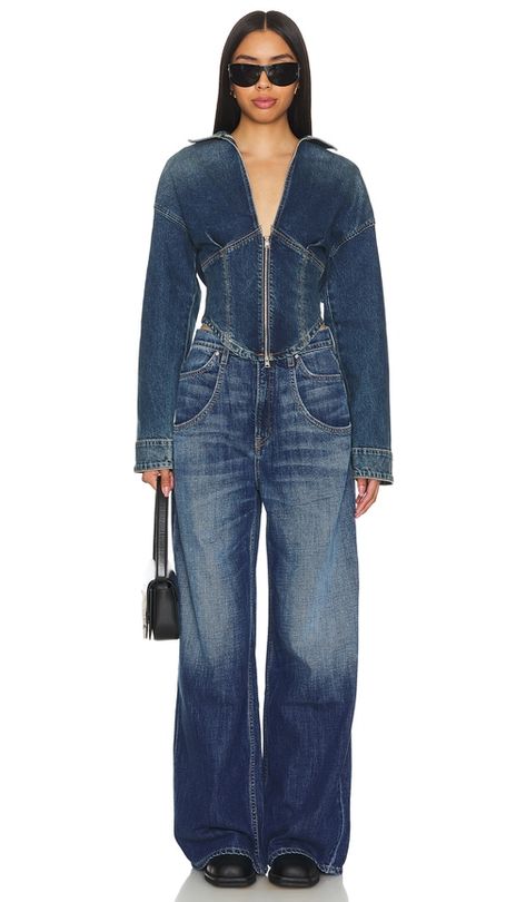 Find EB DENIM Tasca Baggy In Blue on Editorialist. EB Denim Tasca Baggy in Blue. - size 24 (also in 25, 26, 27, 28, 29, 33, 34) EB Denim Tasca Baggy in Blue. - size 24 (also in 25, 26, 27, 28, 29, 33, 34) 74% cotton 25% tencel 1% elastane. Made in USA. Machine wash. Zip fly with button closure. 6-pocket styling. Rigid denim. 26 at the knee narrows to 15 at the leg opening. EBDR-WJ68. W8200TASCJ - VER. EB Denim founder Elena Bonvicini discovered a love for thrifting while spending time in the Mid Denim Patchwork Jeans, Laguna Blue, School Locker, Latest Jeans, Unique Fits, Denim Blouse, Blue Dream, Denim Patchwork, Loose Tops