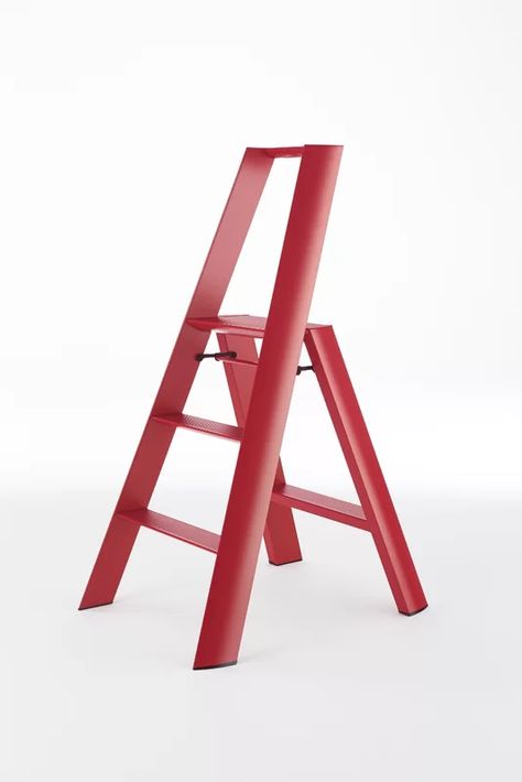 10 Good-Looking Stepladders for Short People in Tall Apartments | Architectural Digest Step Ladder Ideas, Kitchen Step Ladder, Best Ladder, Kitchen Ladder, Kitchen Step Stool, Step Stools, Step Ladders, Short People, Room Upgrade