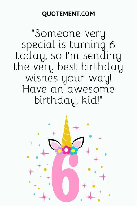 Birthday Wishes Girl, 6th Birthday Boys, 6th Birthday Girls, Birthday Verses For Cards, Card Verses, Brother Birthday Quotes, Beautiful Birthday Wishes, Old Birthday Cards, 2nd Birthday Boys