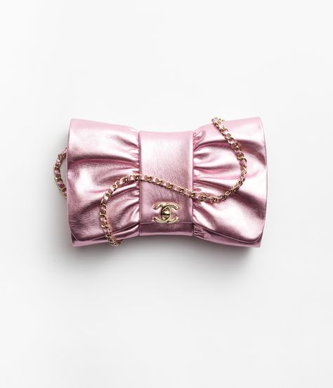 Chanel Bow, Chanel Clutch, Moda Chanel, Chanel Watch, Chanel Pink, Jewelry Advice, Eyewear Shop, Fashion Chanel, Bow Bag