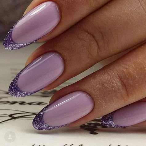 Ongles Gel Violet, Purple Nail Art Designs, Shellac Nail Designs, Purple Manicure, Purple Nail Art, Purple Nail, Shellac Nails, Funky Nails, Fancy Nails