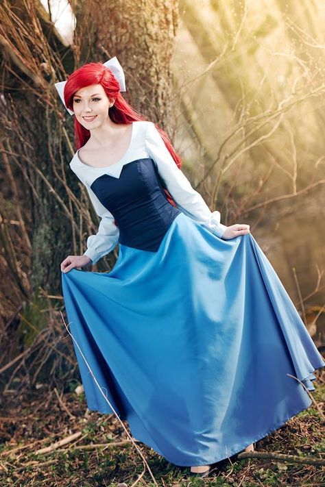 Ariel Dress Costume, Adult Costumes Diy, Disney Fancy Dress, Ariel Halloween Costume, Princess Ariel Dress, Red Hair Halloween Costumes, Eve Costume, Halloween Costumes 2022, Rapunzel Cosplay