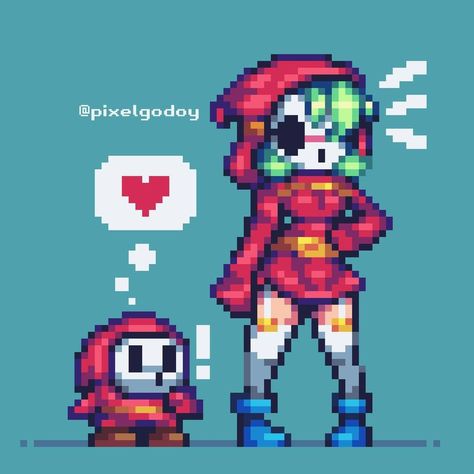 Shygal Fanart, Simple Pixel Art Characters, Shy Gal Fanart, Pico 8, Super Crown, Pixel People, Lucario Pokemon, Modele Pixel Art, Creepy Cat