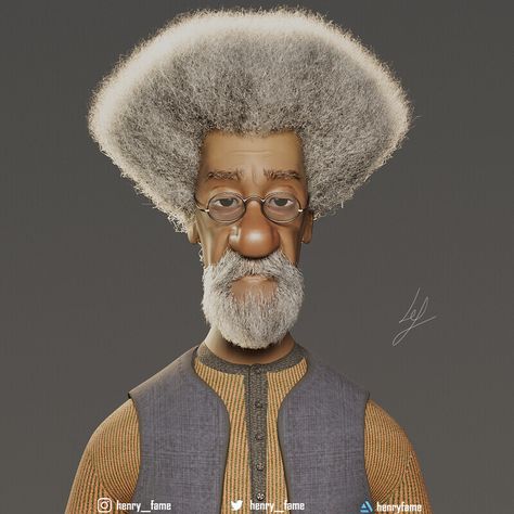 "Wole Soyinka" by Olamide Famojuro Wole Soyinka, Art Design, Character Design, Design, Art