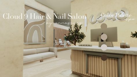 Luxury Sweets, Sims 4 Nails, Lotes The Sims 4, Hair And Nail Salon, Casas The Sims 4, Nail Room, Sims Four, Nail Services, Sims 4 Cc Furniture