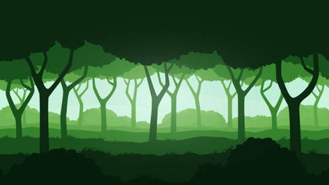 Cartoon Trees, Grass Background, Forest Background, Painting Subjects, Game Background, Nature Drawing, Tree Illustration, Naive Art, Free Vector Graphics