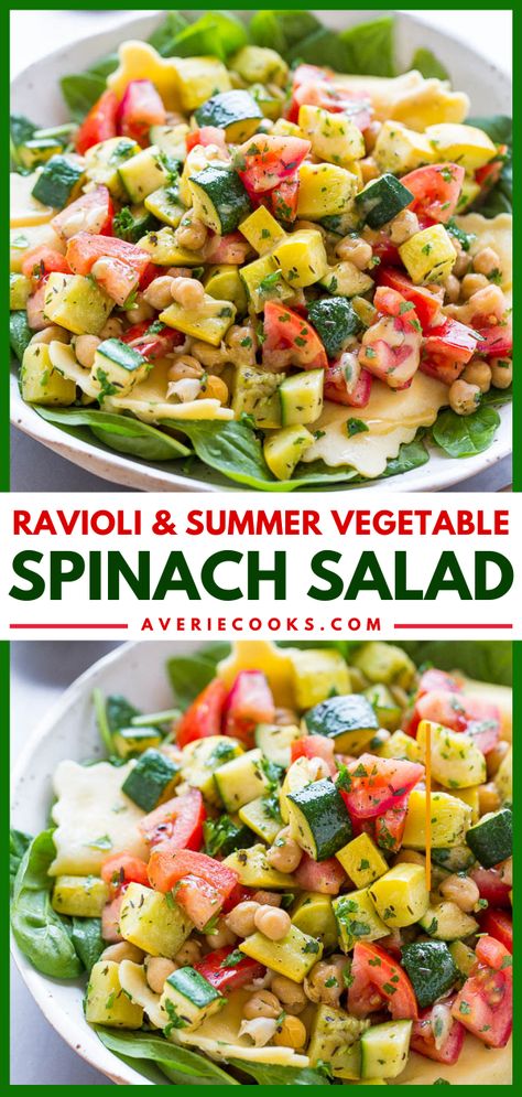 Ravioli Salad Recipes, Ravioli Salad Cold, Summer Ravioli, Ravioli Pasta Salad, Healthy Summer Pasta, Ravioli Salad, Cheesy Ravioli, Zucchini Yellow Squash, 2024 Meals