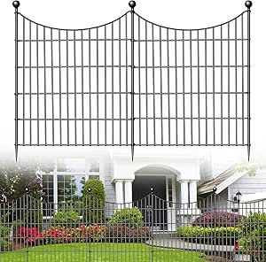 10 Panels Fence for Dogs Outside Dog Fence Outdoor，32 in(H) X 23.6 ft(L) for Yard Garden Fencing Animal Barrier Fencing for Yard Outdoor Dog Fence Panels Garden Fences and Borders No Dig Fence No Dig Fence, Fence For Dogs, Dogs Outside, Fence Outdoor, Garden Fences, Outside Dogs, Dog Fence, Ceiling Fan In Kitchen, Garden Fencing