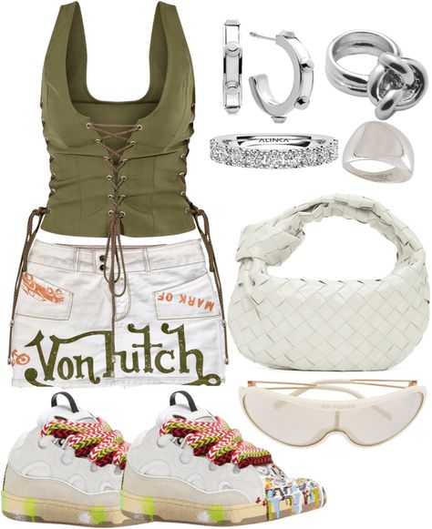 Von Dutch Outfit Black Women, Von Dutch Outfit, Dutch Outfit, Bratz Inspired Outfits, Clueless Outfits, Von Dutch, 2000s Fashion Outfits, Streetwear Fashion Women, Outfit Look