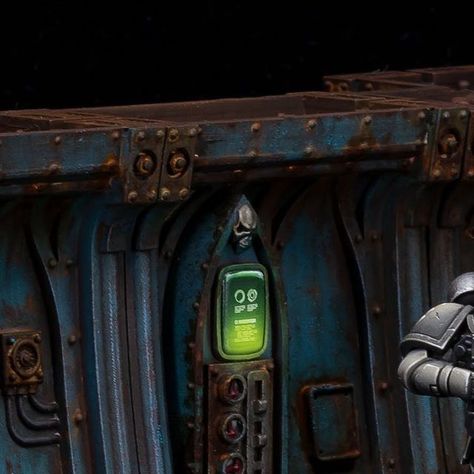 Gallowdark Terrain, Cassette Futurism, Necromunda Terrain, Golden Demon, Imperial Knights, Warhammer Painting, 40k Terrain, Model Painting, Space Marines