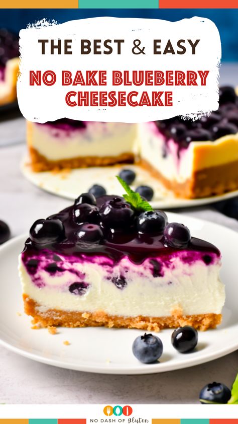 Unique No Bake Cheesecake Recipes, No Bake Huckleberry Cheesecake, Unbaked Cheesecake Recipes, Blueberry No Bake Cheesecake, Blueberry Cheesecake Recipes, Mexican Cheese Cake, Huckleberry Cheesecake, Blueberry Swirl Cheesecake, Unbaked Cheesecake