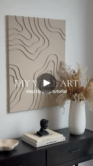 Weather Stripping Canvas Art, Canvas Plaster Art Diy, Textured Art Diy, Textured Paper Art, Diy Plaster, Abstract Art Painting Techniques, Plaster Wall Art, Diy Canvas Wall Art, Diy Artwork