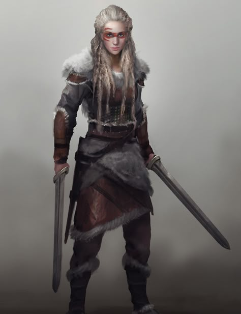 Norse Warrior Woman, Female Viking Art, Viking Woman Art, Celtic Warrior Woman, Viking Female Warrior, Celtic Barbarian, Viking Concept, Barbarian Woman, Viking Warrior Woman