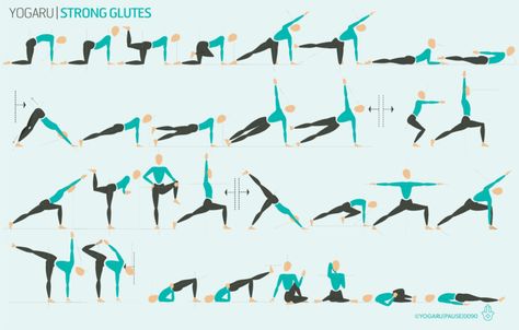 Strong glutes — YOGARU Strong Glutes, Yoga Sequencing, Yoga Nature, Yoga Teaching, Yoga Flows, Yoga Anatomy, Yoga Iyengar, Vinyasa Flow, Beginner Yoga