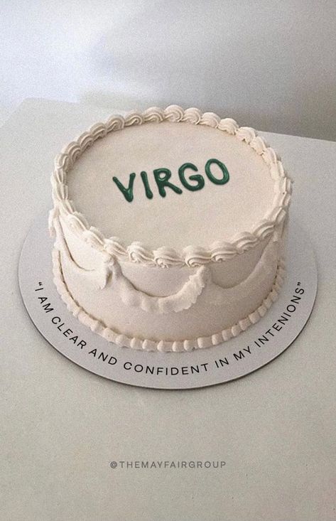 Cute But Virgo Cake, Virgo Cake Aesthetic, Virgo Szn Cake, Virgo Cake Ideas, Mirror Birthday Cake, Virgo Birthday Cake, Virgo Szn, The Mayfair Group, Mayfair Group