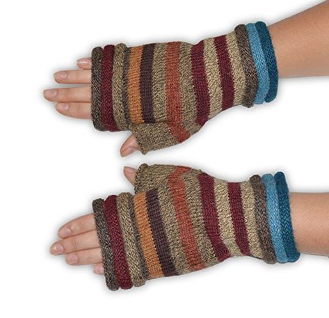 Open Finger Gloves, Wool Fingerless Gloves, Striped Gloves, Nose Warmer, Gloves Knitted, Half Finger Gloves, Gloves For Women, Fur Wrap, Wool Gloves