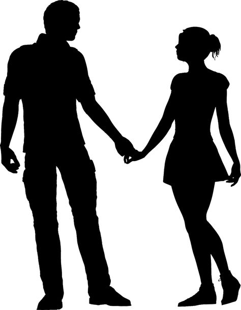 Boy, Couple, Female, Girl, Love, Male, Man Man And Woman Silhouette, Person Silhouette, Girls Holding Hands, Hand Silhouette, Silhouette Drawing, Spiritual Reading, Silhouette People, Couple Silhouette, Boy Drawing