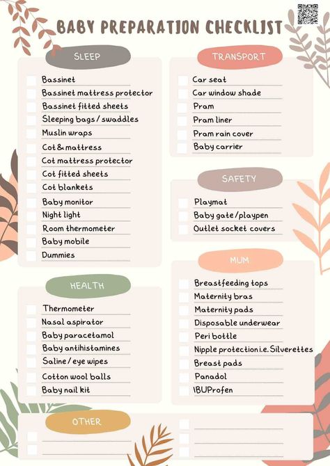 A comprehensive checklist to guide new parents on what they need in preparation for a new baby. I made this list for myself when I was pregnant - hoping it will help another new parent out there navigate the confusing world of baby gear! New Parent Checklist, Baby List Essentials, Baby List Needs Newborns, Baby Preparation Checklist, Prepare For Baby, Baby Preparation, Hospital Checklist, Newborn Checklist, Pregnancy Checklist