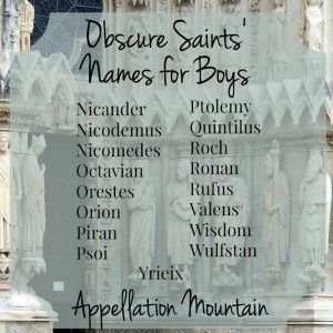 Quirky *and* spiritual, all at once. Psoi, Rufus, Roch, Valens, and more! Saint Names, Baby Boy Names List, Boy Names List, Fantasy Character Names, Names For Boys, Names List, Best Character Names, Fantasy Names, Creative Writing Tips