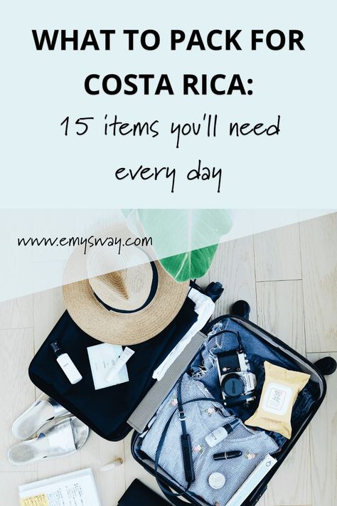 Costa Rica Travel Packing, Packing List For Men, Costa Rica Packing List, Costa Rica Backpacking, Costa Rica Packing, Pack For Costa Rica, Honeymoon Packing, Costa Rica Resorts, Travel Costa Rica