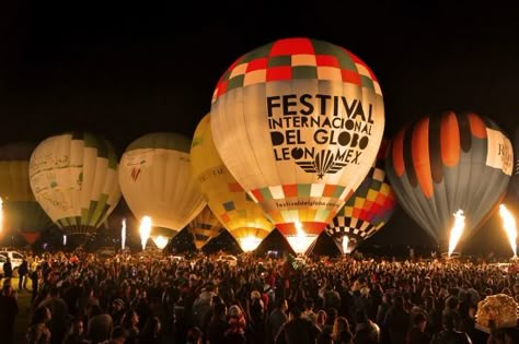 Ya viene el Festival Internacional del Globo en León | México Desconocido Relative Clauses, Balloon Festival, Mexico Trip, Travel Mexico, Visit Mexico, Mexico Travel, Balloons, Places To Visit, Vision Board