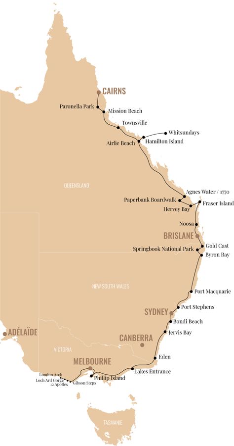 Australie : Roadtrip en van sur la côte Est, itinéraire de Cairns à la Great Ocean Road (2mois) Australia Travel Aesthetic, Aus Travel, Roadtrip Australia, Travelling Australia, Aussie Summer, Tasmania Travel, Australia Bucket List, Australian Road Trip, Australian Summer