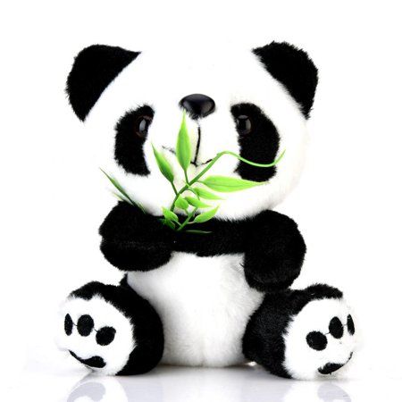 Yosoo Doll Toys For Kids,Adorable Cute Panda Bear Stuffed Animal Plush Soft Doll Toys For Kids Xmas Gift, Black Panda Plush, Plush Toy Dolls, Bear Stuffed Animal, Toys For Kids, Soft Dolls, Cute Panda, Animal Dolls, Panda Bear, Toys Gift