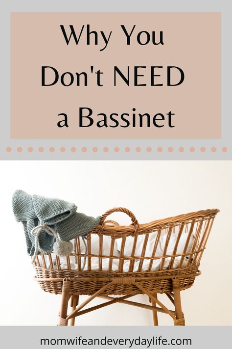 Bassinets are a huge waste of money. They are a short term baby item that is not worth the cost. Find an alternative such as a crib, pack’n’play or safely co-sleeping. New mommas, you do not need a bassinet! Click below to read more about how you can skip registering for this large baby product. Basinette In Bedroom, Diy Bassinet Ideas, Best Bassinets For Newborns, Diy Bassinet, Bassinets For Baby, Pack N Play Bassinet, Bassinet Skirts, Best Bassinet, Wicker Bassinet